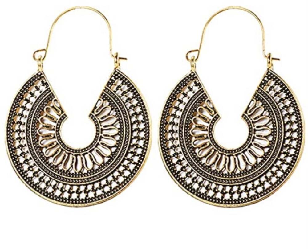 Boho Antique Gold Earrings